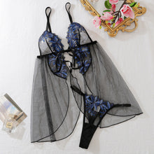 Load image into Gallery viewer, Flor de Zafiro - Babydoll + Tanga