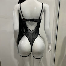 Load image into Gallery viewer, POKER | Body Negro de Encaje y Transparencias