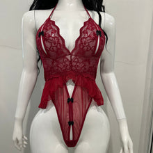 Load image into Gallery viewer, Seraphine Burgundy | Body de Lencería