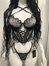 Load image into Gallery viewer, Set Heart Obsession – Negro Encaje