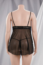 Cargar imagen en el visor de la galería, Encanto Nocturno - Babydoll Plus Size