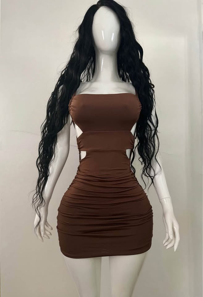 Choco Desire | Vestido Bodycon con Cut-Outs