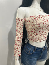 Load image into Gallery viewer, Blusa Boho Floral | Off Shoulder
