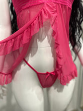 Cargar imagen en el visor de la galería, Dulce - Babydoll Rosa Plus Size
