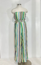 Load image into Gallery viewer, Green Stripes – Romper Strapless
