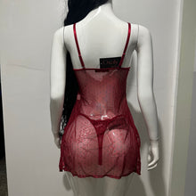 Cargar imagen en el visor de la galería, Burgundy Polka Dots | Babydoll 2 piezas
