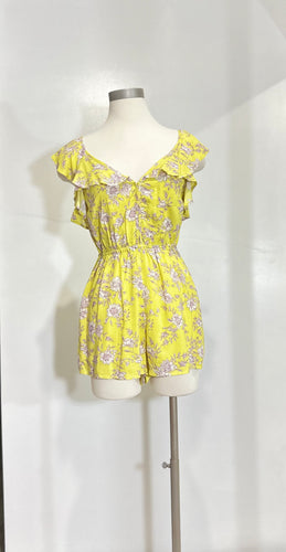 Romper Amarillo Floral – Delicado, Fresco y Femenino